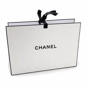Authentic CHANEL Black and White Gift Bag
